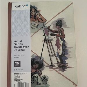 Caliber artist series lined hardcover journal 6x8” 192 pg makayla huerta